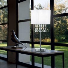 Stolová lampa Ideal lux 068305 OPERA TL1 BIANCO 1xE27 60W
