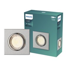 Zapustené svietidlo GU10 nikel IP20 PHILIPS Peridot 8720169392700