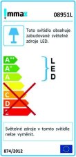 Immax 08951L LED stolní lampička Cuckoo bílá s vestavěnou baterií