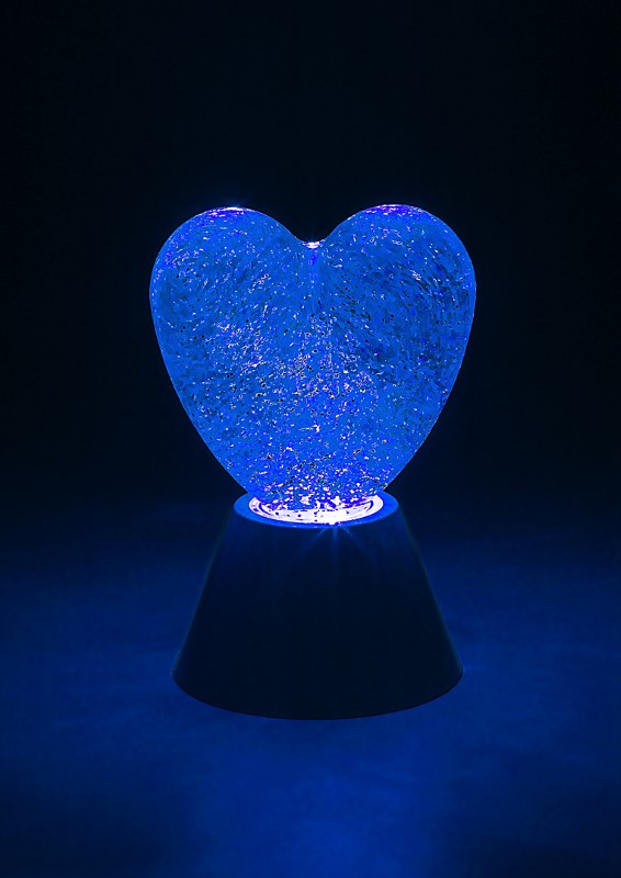 RABALUX 76040 Sparkly dekorační lampička srdce LED 0,8W RGB bílá, 3xAAA (excl.)