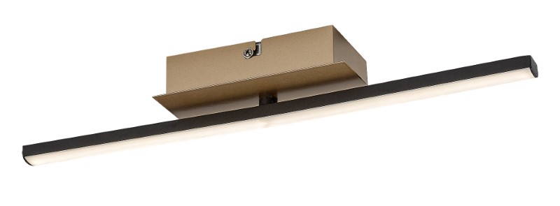 RABALUX 71397 Demir stropné svietidlo LED 8W/840lm 4000K čierna, zlatá, biela