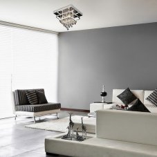 RABALUX 2239 Pallas stropní svítidlo LED 36W/2430lm 4xE14 4000K chromová, bílá