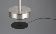 TRIO Reality R54561107 MORENO stolní lampička v450mm SMD LED 3W/300lm 2700+4000+6000K nikl matný