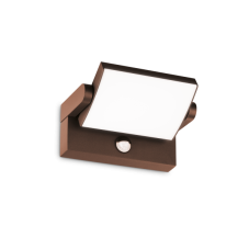 Ideal Lux 307176 SWIPE vonkajšie nástenné svietidlo so senzorom LED 21W 2300/1320lm 3000K kávová