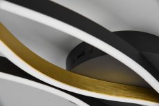 TRIO 641210308 BLAZE stropné svietidlo SMD LED 35W/4300lm 2300+3000+4000K matná mosadz, switchdimmer