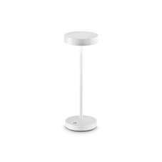 Ideal lux 311715 OUTDOOR TOFFEE venkovní dotyková stolní lampička LED V320mm 2W 230/180lm 3000K IP54 bílá, nabíjecí baterie, ON/OFF