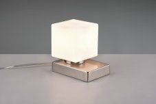 TRIO 590200107 TILL II dotyková stolná lampička 1xE14 matný nikel ON/OFF