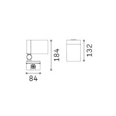 Ideal lux 337531 O-ZONE venkovní bodové svítidlo/reflektor LED 19W 1700/1490lm 3000K IP66 černá