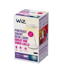 Philips Wiz Tunable White 8720169072695 Portrait Desk Lamp stolová lampička LED 10W/600lm 2700-6500K bílá USB-C