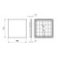 Philips Projectline 8719514955295 stropní vestavěný LED panel OC kancelářská optika 60x60cm 36W 3200lm 4000K bílá