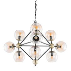  10293 / 9P ITALUX Rebekka klasické závěsné svítidlo 9X60W E14 IP20