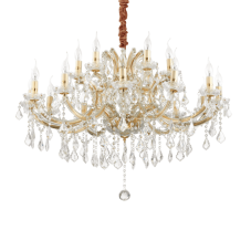 Závěsné svítidlo / Luster Ideal lux 167411 NAPOLEON SP18 ORO 18xE14 40W zlato