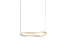 Ideal Lux 345222 WAVES závesné svietidlo LED 37W 4000/2130lm 3000K zlatá