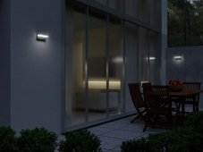 LED2 5400154 HUGO vonkajšie nástenné svietidlo  LED 9W/540lm 3000-4000K IP54  antracit