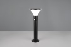 TRIO Reality R54676132 GORDA solární stojanové svítidlo/sloupek V500mm SMD LED 3,5W/500lm 4000K IP44 černá matná, hybrid