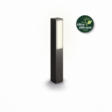 Philips 8720169257351 UltraEfficient Stratosphere venkovní stojanové svítidlo/sloupek LED V420mm 3,8W/800lm 2700K IP44 antracit