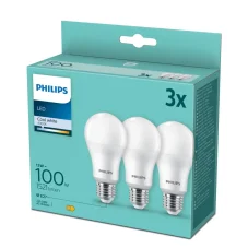 Philips LED 13W / 100W 1521lm A67 E27 4000K CW FR ND 3-set