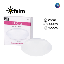Rabalux 3434 Lucas LED stropní svítidlo 12W=780lm 4000K IP20 bílá
