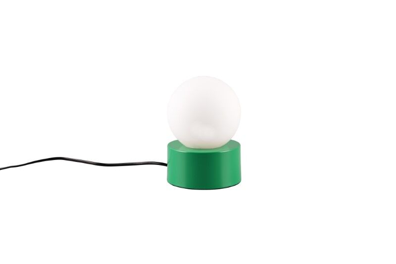 TRIO Reality R59051015 COUNTESS stolná lampička 1xE14 V170mm zelená, biela, ON/OFF