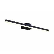 LED nástěnné svítidlo nad zrcadlo 40 cm 1400 lm 4000K IP44 černé Zuma Line ARVI W89551-40BK