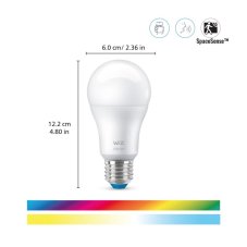 Philips Wiz Colors 8720169075610 LED žárovka E27 A60 8,8W/806lm 2200-6500K+RGB 3-set