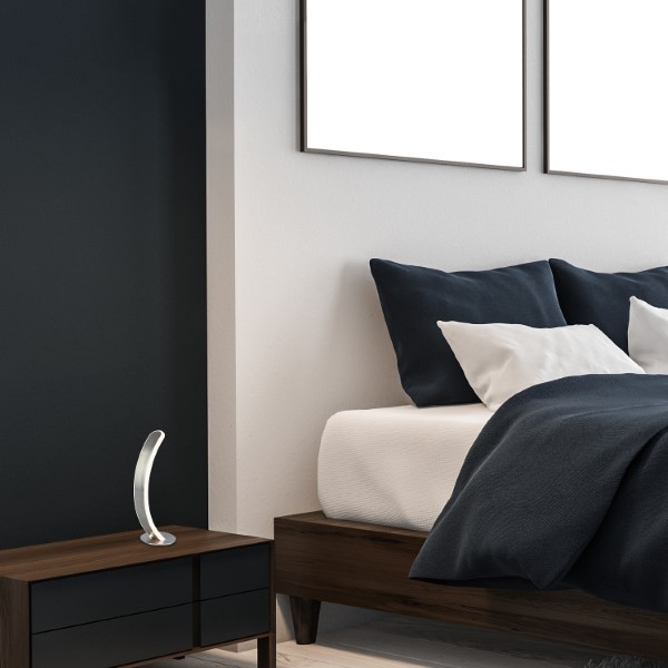 RABALUX 74196 Jarnelle stolná lampička LED 12W/850lm 3000K saténová chrómová, biela