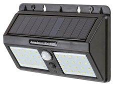Rabalux 7881 Ostrava venkovní solární svítidlo LED 2,4W/225lm 4000K IP44 černá, senzor