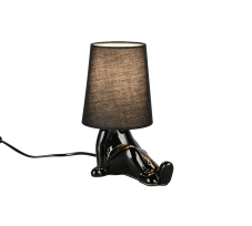 Stolná lampa 1x E14 čierna IP20 TRIO Reality HUMA R56531002