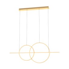 LED závesné svietidlo 4000 lm 3000K zlaté 3-krokové stmievanie Zuma Line CHOLET MD7358-2A-3GT