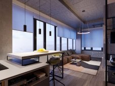 LED2 3251433 LUKY závěsné svítidlo LED D80mm 10-20W 3000K černá