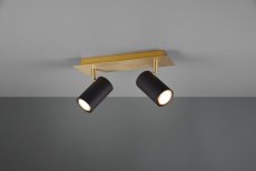 TRIO 802400280 MARLEY stropní bodové svítidlo/spot 2xGU10 černá, zlatá
