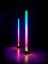 TRIO Reality R55392102 BOY stolná lampička SMD LED V550mm 2x5W RGB čierna, stmievateľné, diaľkový ovládač