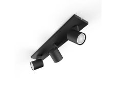 Philips Hue White Ambiance 8720169320413 Runner stropné bodové svietidlo/spot 3xGU10 +SWITCH 3x4,2W/400lm 2200-6500K čierna bluetooth