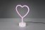 TRIO reality R55210101 HEART USB Dekoračné svietidlo 200mm LED 1X1W Biela