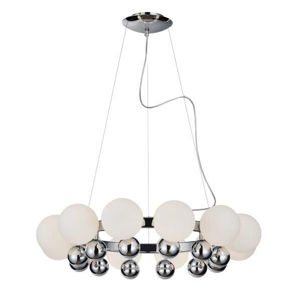 AZzardo AZ0095 DECOline ESPERANZA stropní závěsné svítidlo 12xG9 40W IP20 bílá / chrom