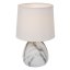 LUCIDE 47508/81/31 MARMO Lampička E14 1x40W biela/biela