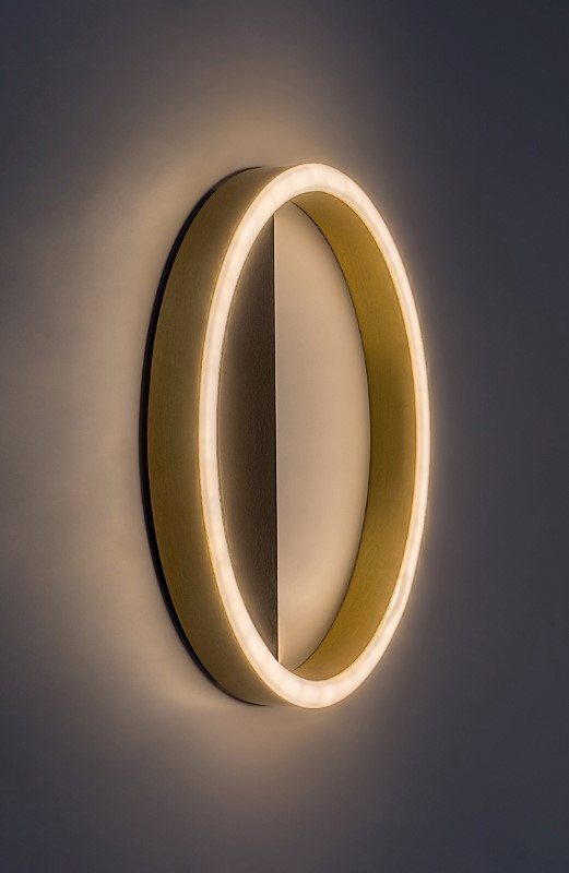 RABALUX 71310 Thric nástenné svietidlo D250mm LED 15W/960lm 3000K čierna, zlatá, biela