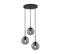 TRIO 308590342 BALINI závesné svietidlo D300mm 3xE14 antracitová, dymová