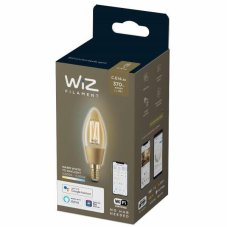 Philips WiZ Tunable white 8718699787257 LED žiarovka sviečka filament E14 4,9W/370lm C35 2000-5000K