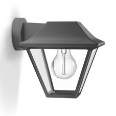Philips 8719514417571 Alpenglow venkovní nástěnné svítidlo 1xE27 IP44 antracit