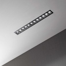 Ideal Lux 305837 LIKA SLIM zápustné svietidlo LED 28x236mm 19W 2000/1500lm 3000K čierna