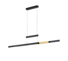 TRIO 375310502 TRAJAN dotykové závěsné svítidlo LED 45W/5300lm 2700K-5000K matná černá