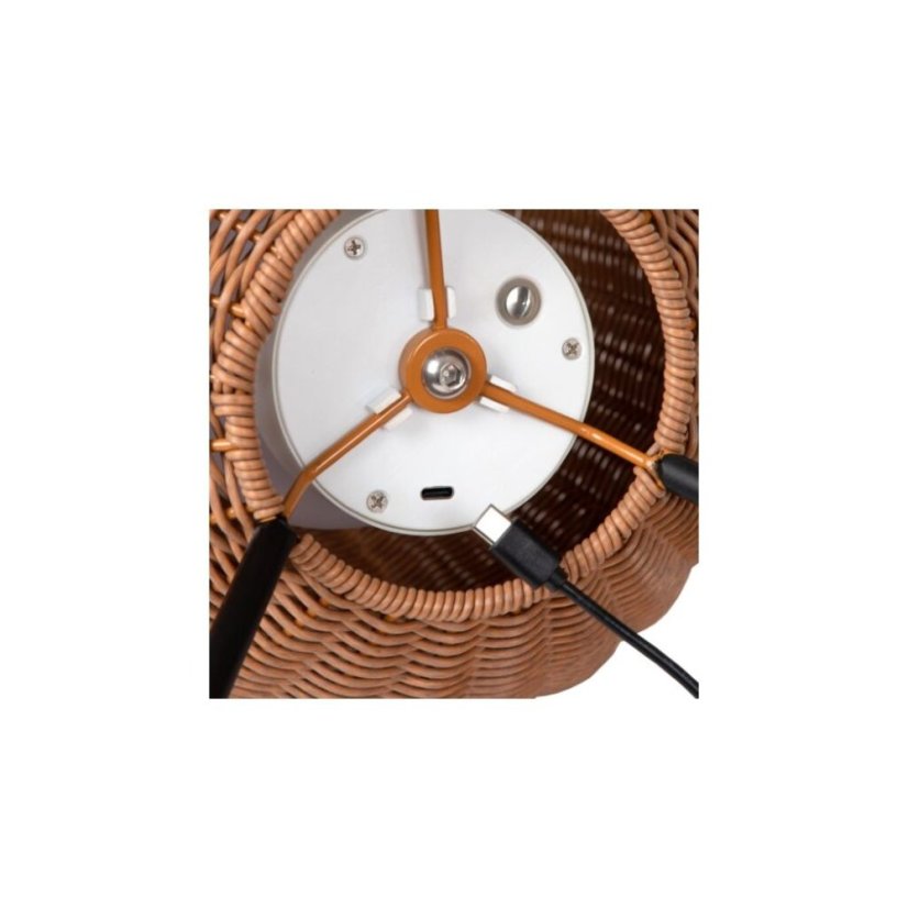 LUCIDE 03843/80/72 COLIN IP44 venkovní dekorativní svítidlo LED V790mm 3W/180lm 3000K IP44 béžová, nabíjecí baterie, 3 StepDim