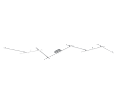 TRIO 674610707 INDIRA stropné svietidlo LED 20W/2150lm, 8W/850lm 3000K matný nikel, switchdimmer
