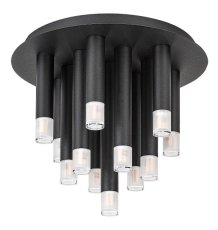 RABALUX 71354 Ramira stropné svietidlo D340mm 13xG9 čierna, priehľadná