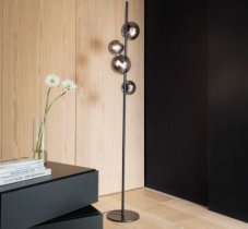 Ideal Lux 306988 PERLAGE stojací lampa 4xG9 V1640mm černá