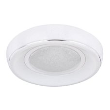 GLOBO 483110-18 MICKEY stropní svítidlo LED D390mm 18W/1300lm 3000-6000K bílá, chrom, opál, stmívatelné, dálkové ovládaní, starlight efekt, krištálový efekt