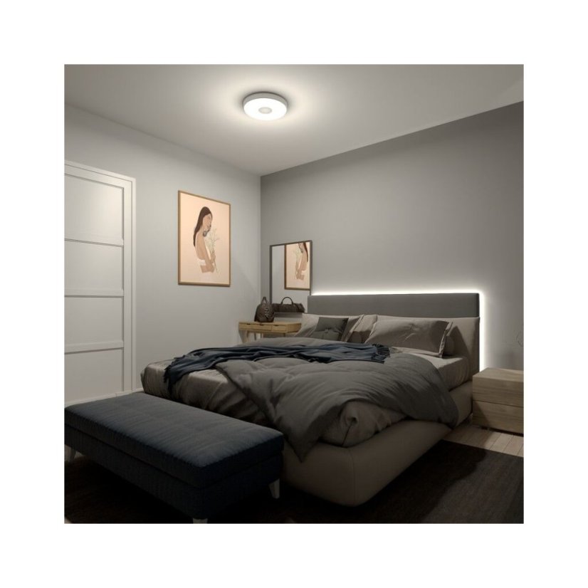 Philips 8720169301276 Coiner stropní svítidlo D389mm LED 24W/2800lm 4000K bílá, SceneSwitch