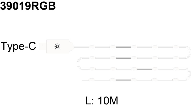 GLOBO 39019RGB LED BAND LED pásik 10m LED 0,06 RGB bílá