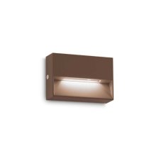 Ideal lux 316895 OUTDOOR DEDRA SMALL vonkajšie nástenné svietidlo LED 1,5W 160/50lm 3000K IP65 kávová